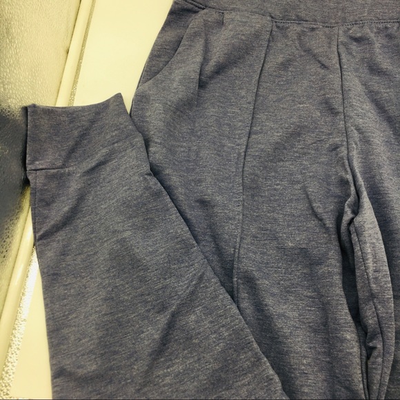 Cuddl Duds Comfortwear Jogger Pants Navy Heather - Picture 6 of 11